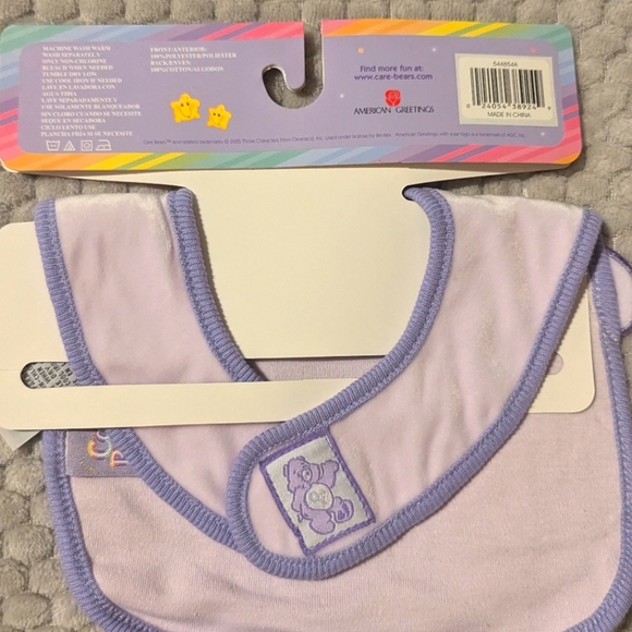 Care Bear plush bib - Picture 2 of 2